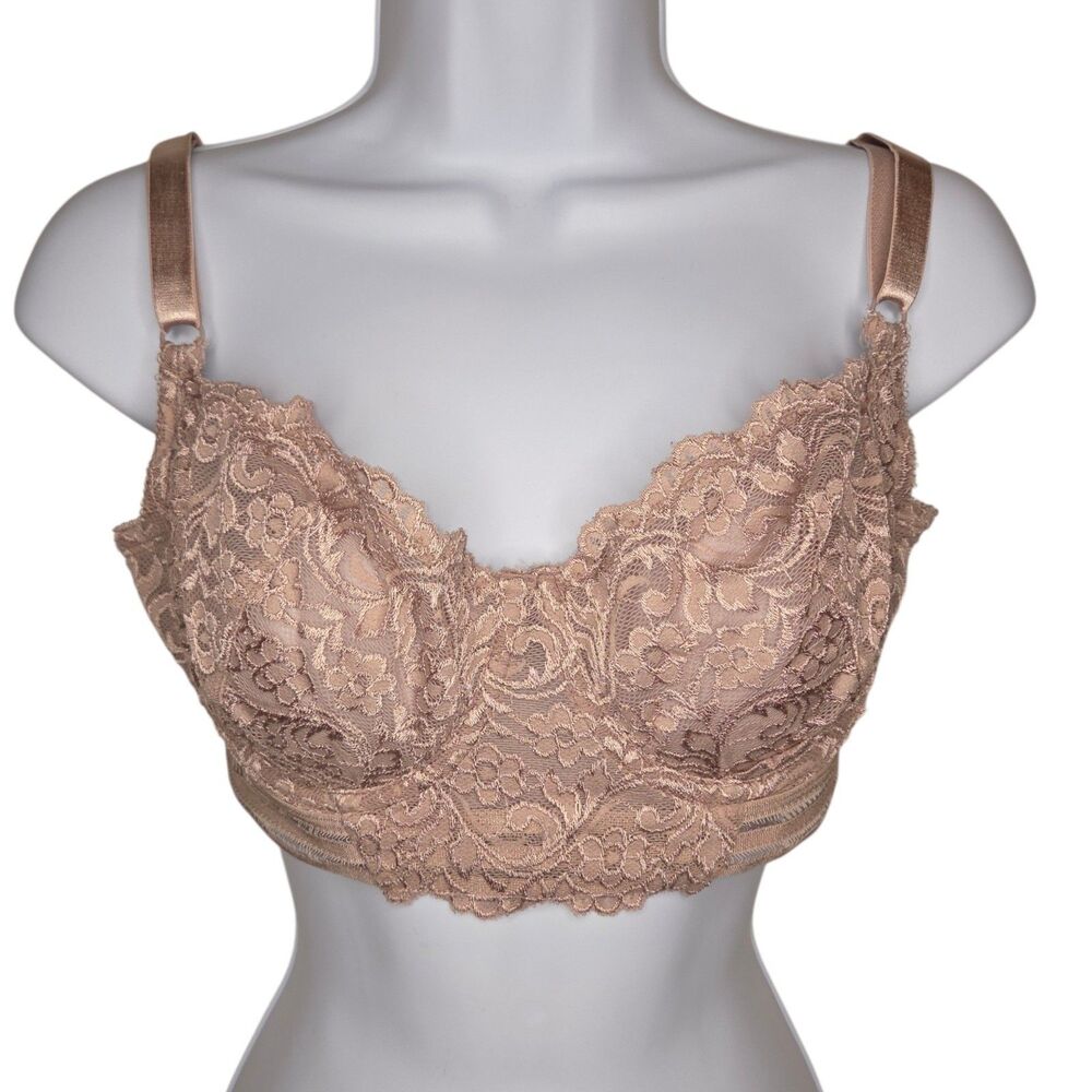 Smart & Sexy x Joan Smalls Signature Lace Unlined Underwire Longline Bra 36D